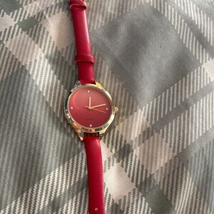 Avon Red and Gold Women's Watch